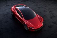 2021 Tesla Roadster with new exterior style design
