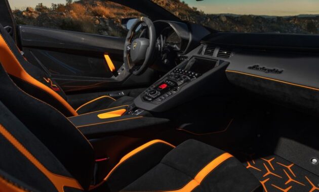 2021 Lamborghini Aventador with new interior styling