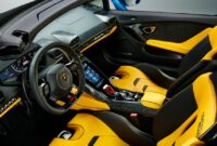 2021 Lamborghini Huracan with new interior styling