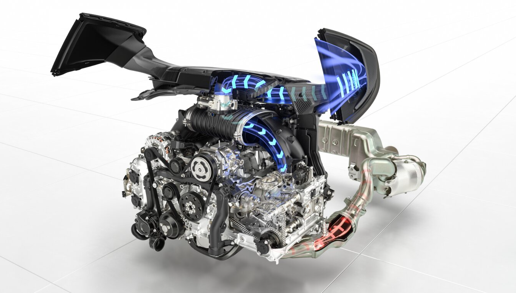 2023 Porsche 718 Cayman GT4 RS Engine